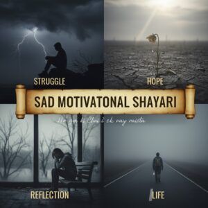 sad motivational shayari