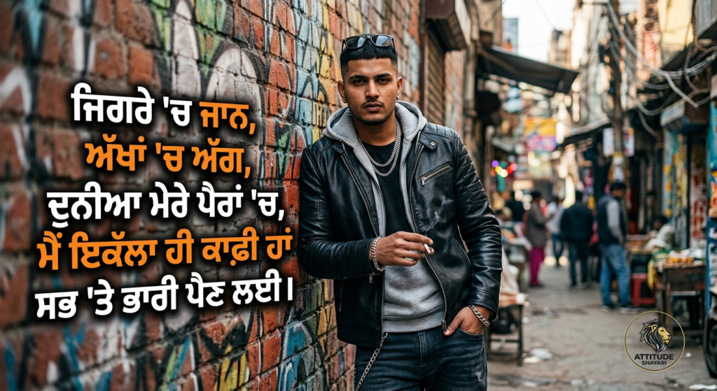 Punjabi Shayari Attitude
