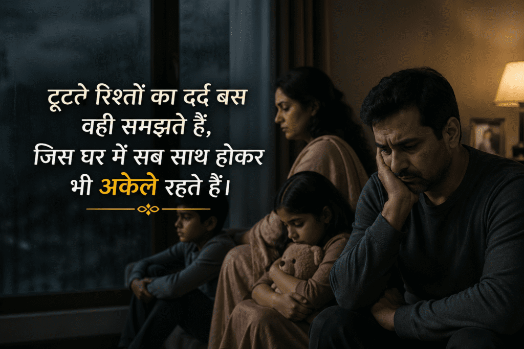 Family Sad Shayari