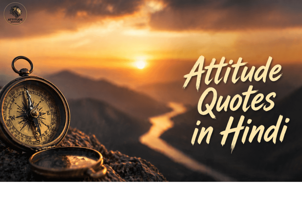 Attitude Quotes in Hindi