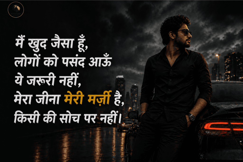 Attitude Status in Hindi