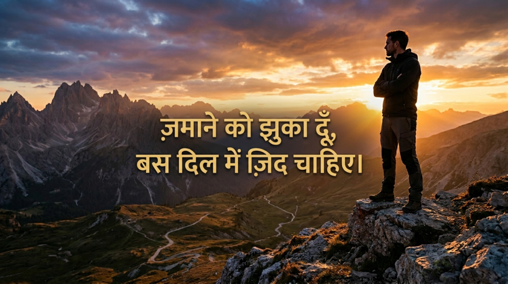 Attitude Motivational Shayari