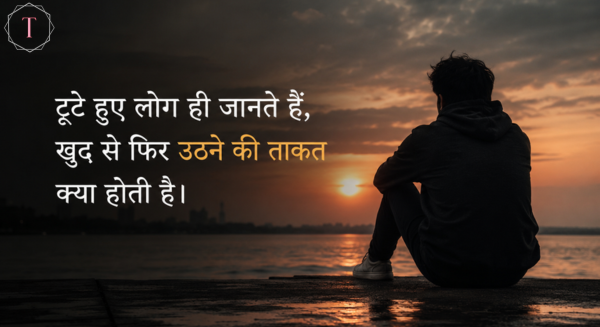 sad motivational shayari