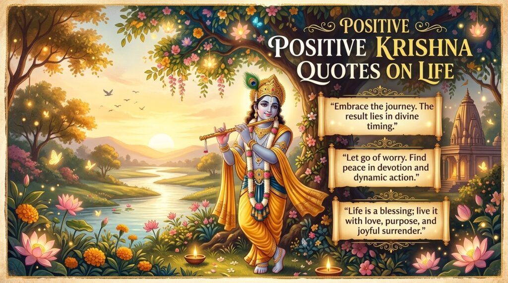 Positive Krishna Quotes On Life