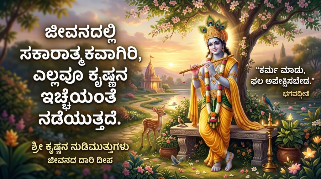Positive Krishna Quotes On Life