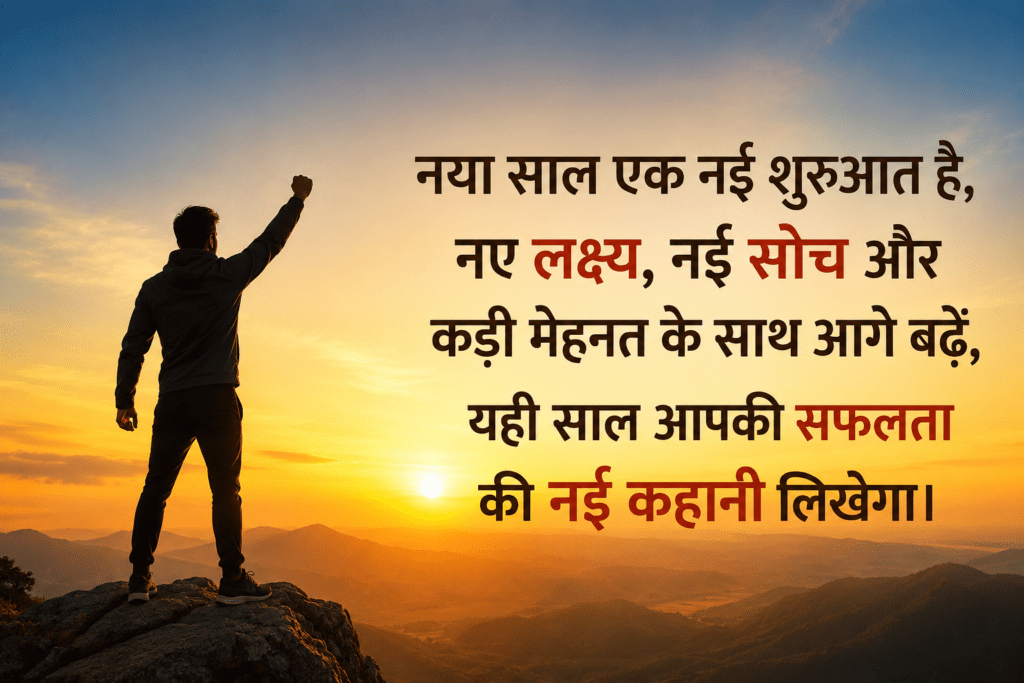 Motivational New Year Shayari